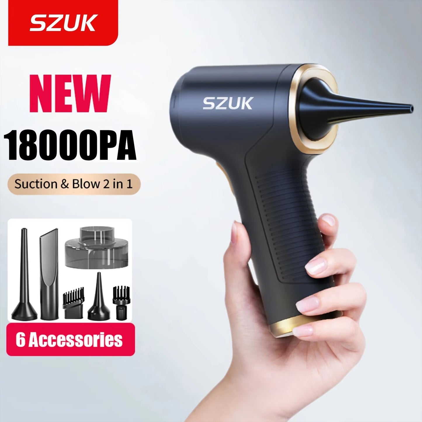 Handheld Vacuum Cleaner | Compact Car & Home Dust Remover