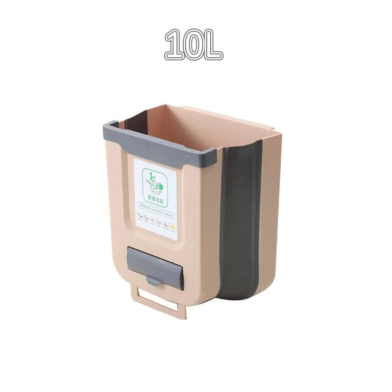 ๐ฎ Foldable Hanging Trash Can โ Smart, Space-Saving Waste Bin for Kitchen & Bathroom