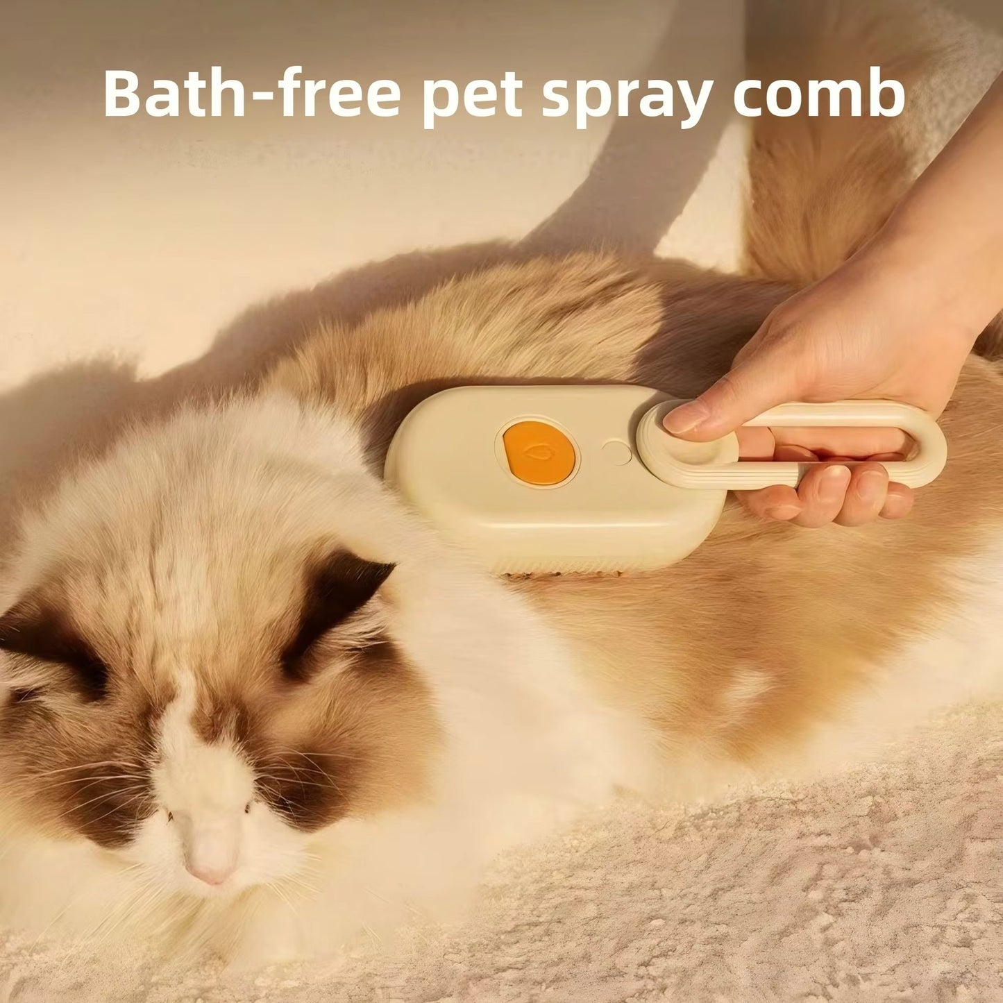 🐾 Electric Pet Spray Comb – Steam Massage & Hair Removal Made Easy!