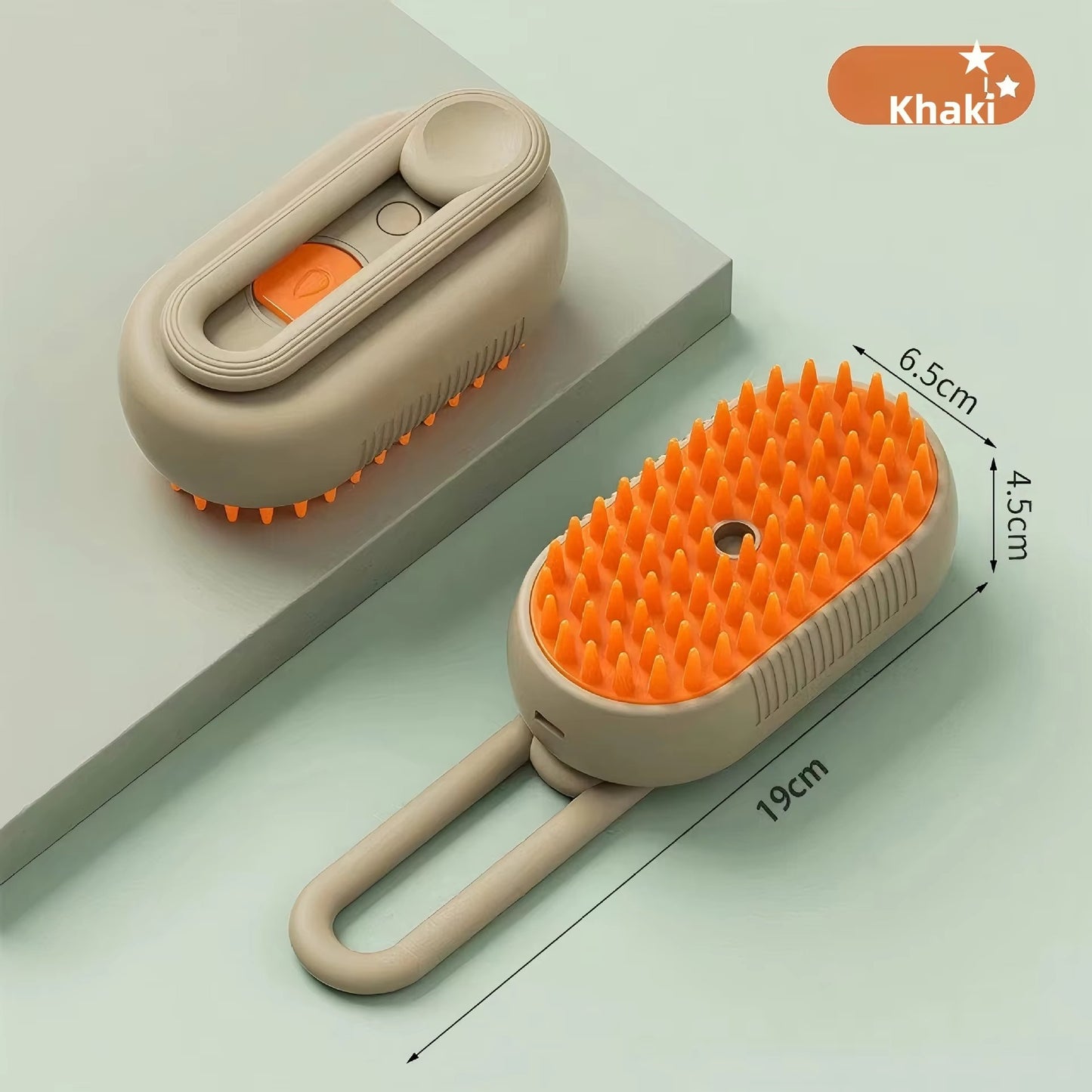 🐾 Electric Pet Spray Comb – Steam Massage & Hair Removal Made Easy!
