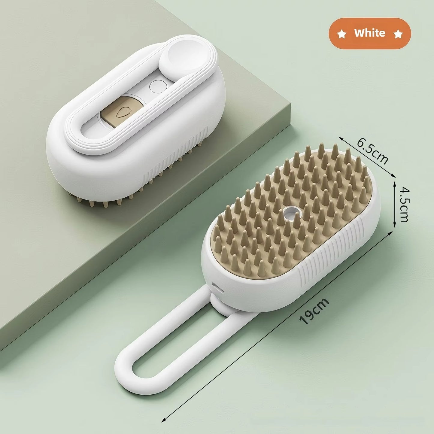 🐾 Electric Pet Spray Comb – Steam Massage & Hair Removal Made Easy!