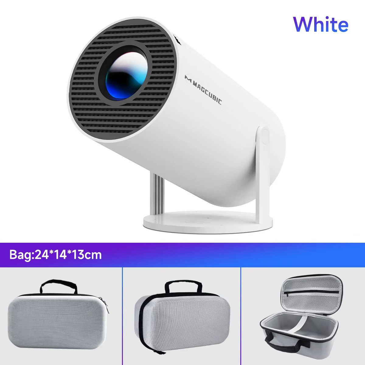 Magcubic HY300 & Pro+ Android 11 4K Projector – 290 ANSI Dual WiFi BT5.0 Portable Mini Cinema Projector | 180° Flexible Design for Home & Outdoor Entertainment