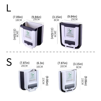 🚮 Foldable Hanging Trash Can – Smart, Space-Saving Waste Bin for Kitchen & Bathroom