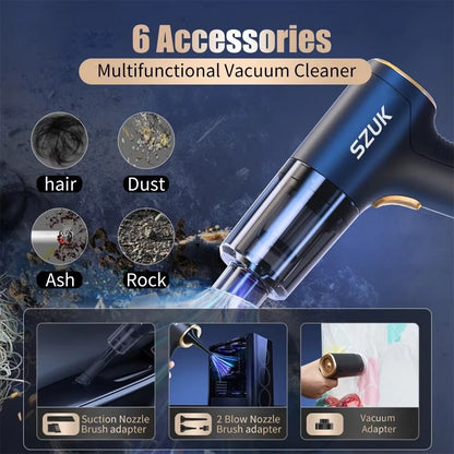 Handheld Vacuum Cleaner | Compact Car & Home Dust Remover