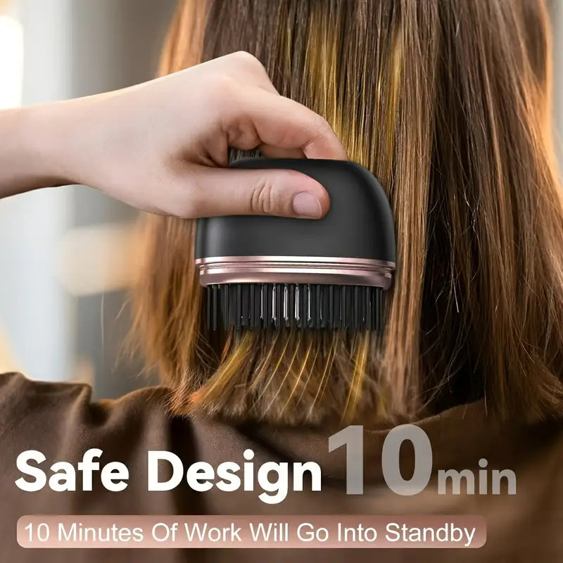 Mini Cordless Hair Straightener Comb – Portable USB Rechargeable Hair Styler for Bangs & Short Hair | Compact & Travel-Friendly Design