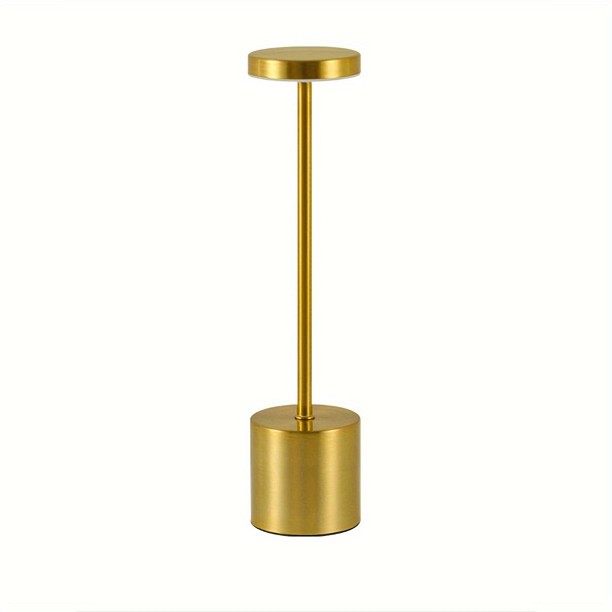 Rechargeable Alloy Cordless LED Table Lamp – Touch Control Night Light with 3 Color Modes